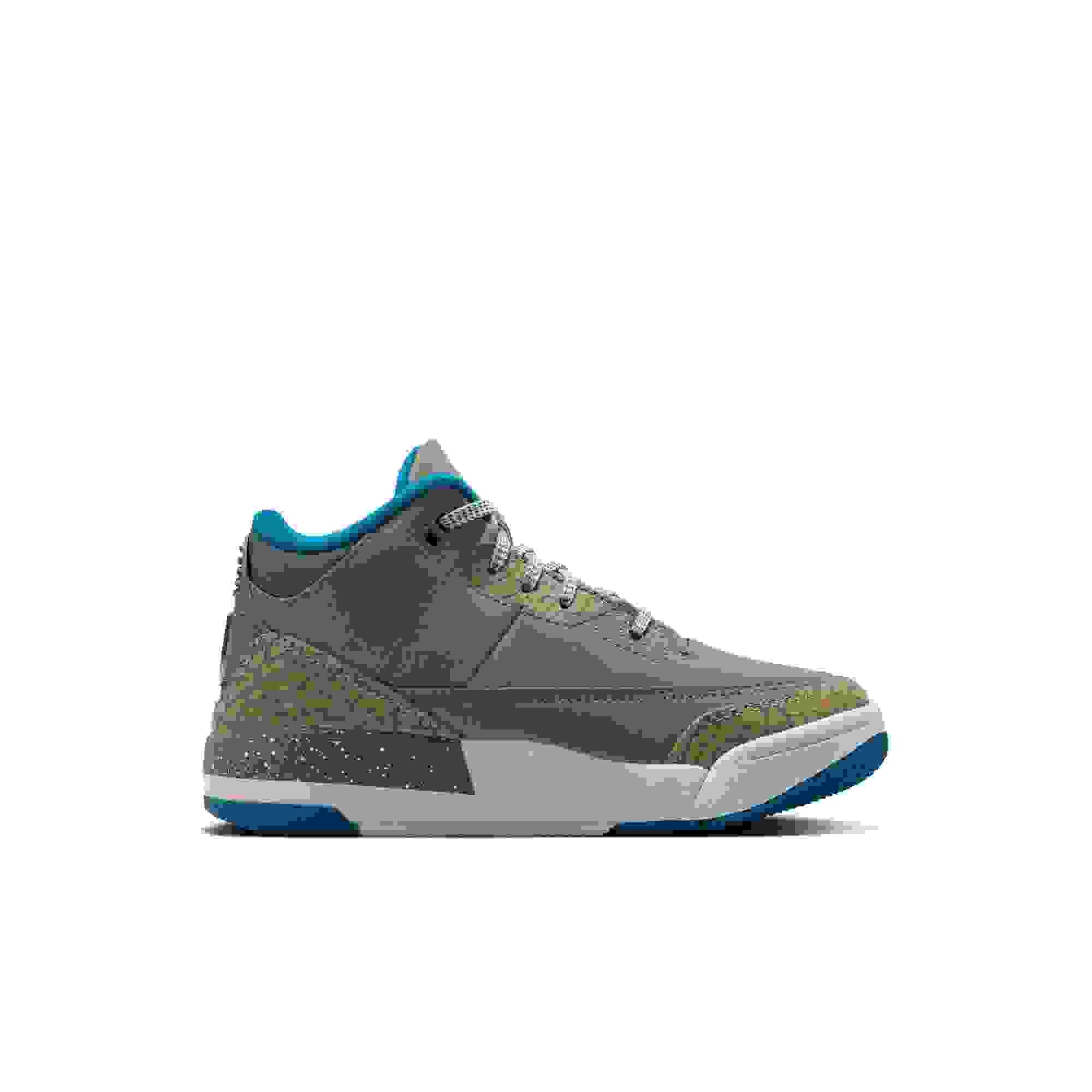 Jordan 3 Retro Preschool Kids' "Olive Grey" Shoe